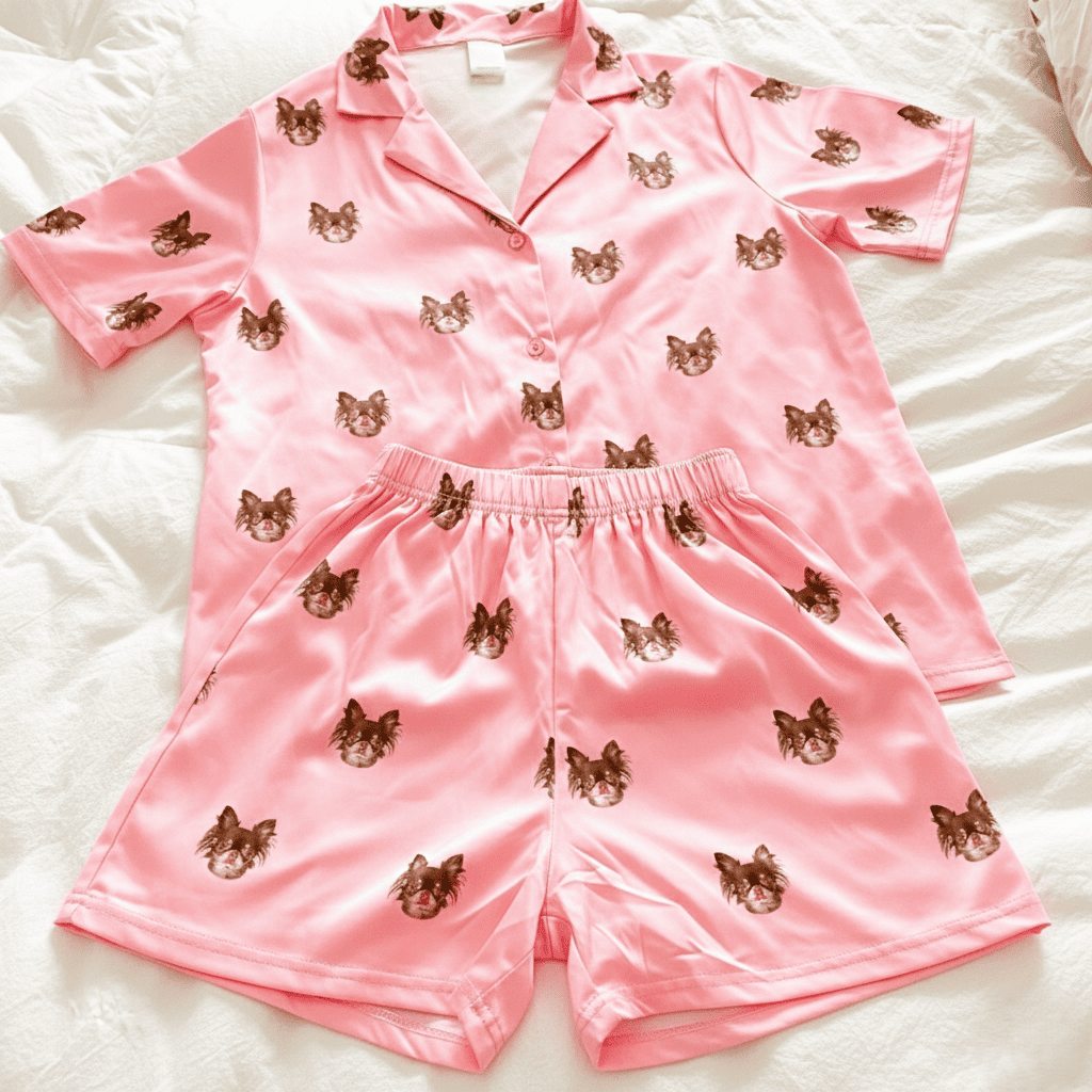 Custom_Pet_Face_Short-Sleeve_Pajamas