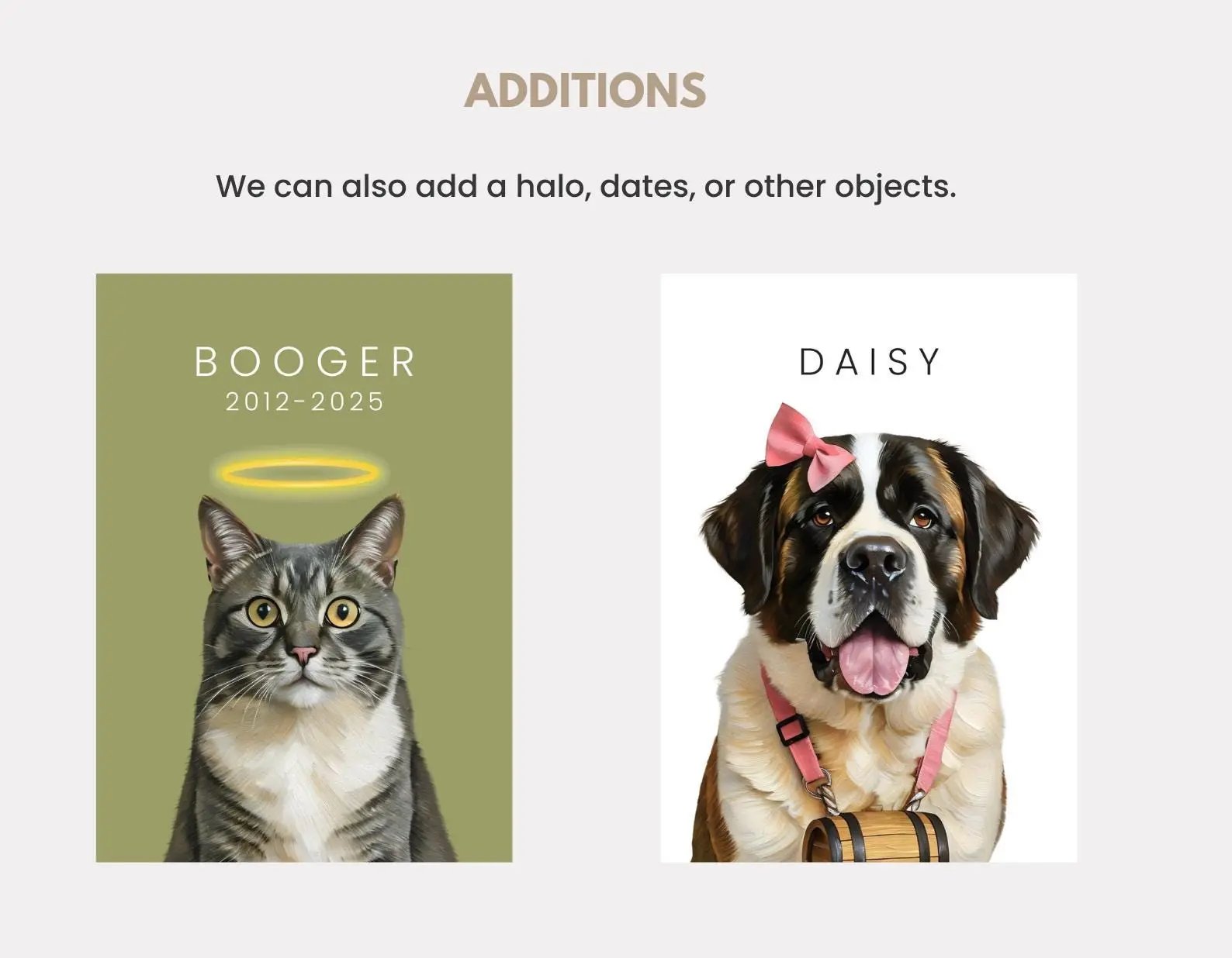 Hand Painted Custom Pet Oil Painting