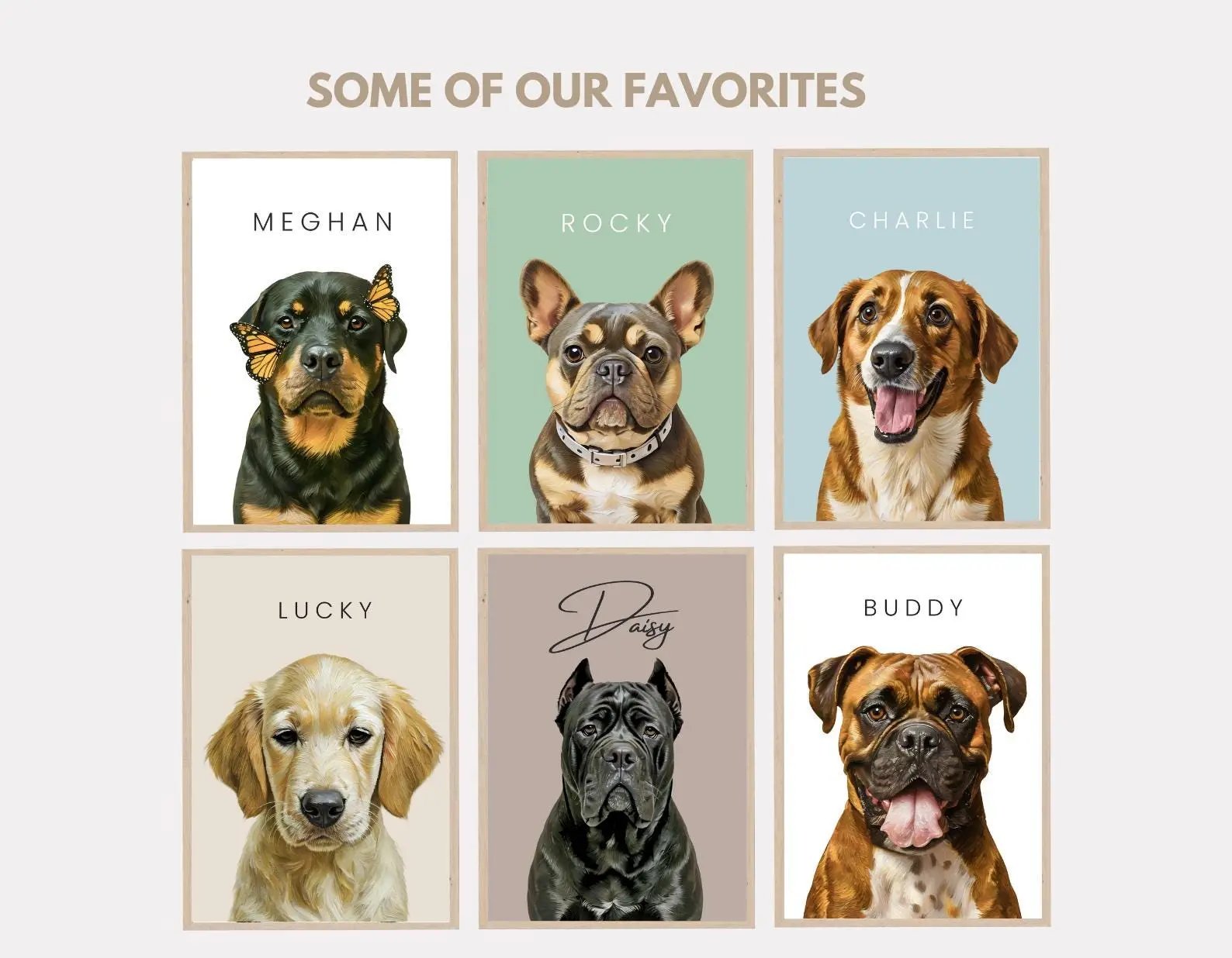 Hand Painted Custom Pet Oil Painting