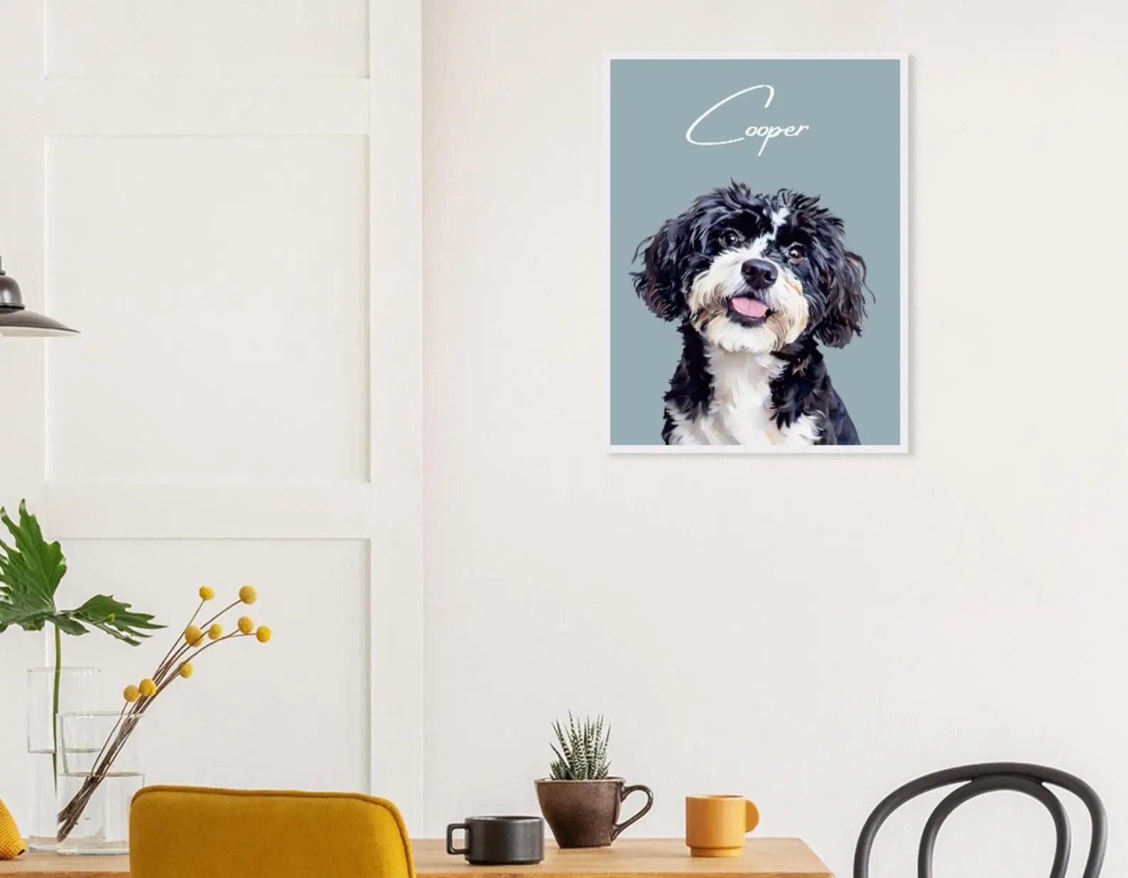 Hand Painted Custom Pet Oil Painting