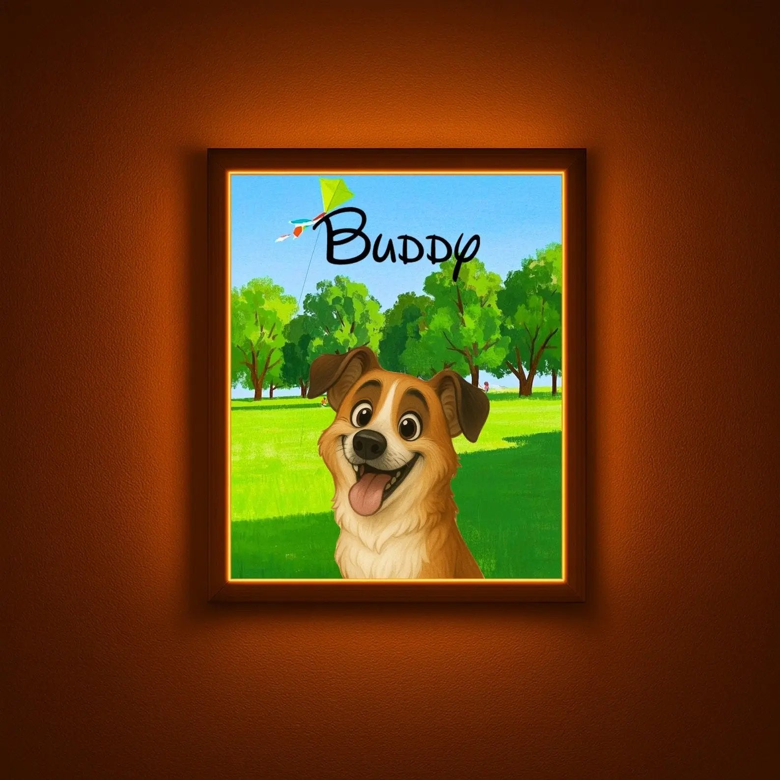 Custom Pet Portrait Night Light