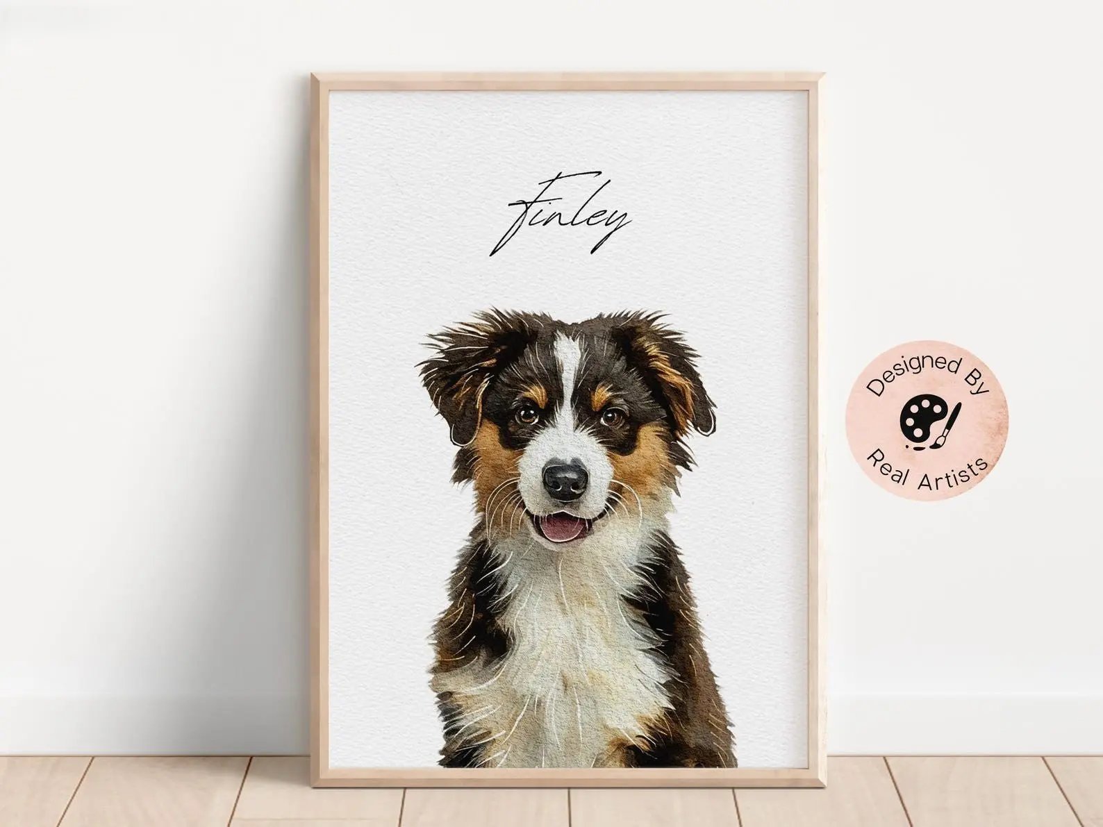 Custom Watercolor Pet Portrait from Photo