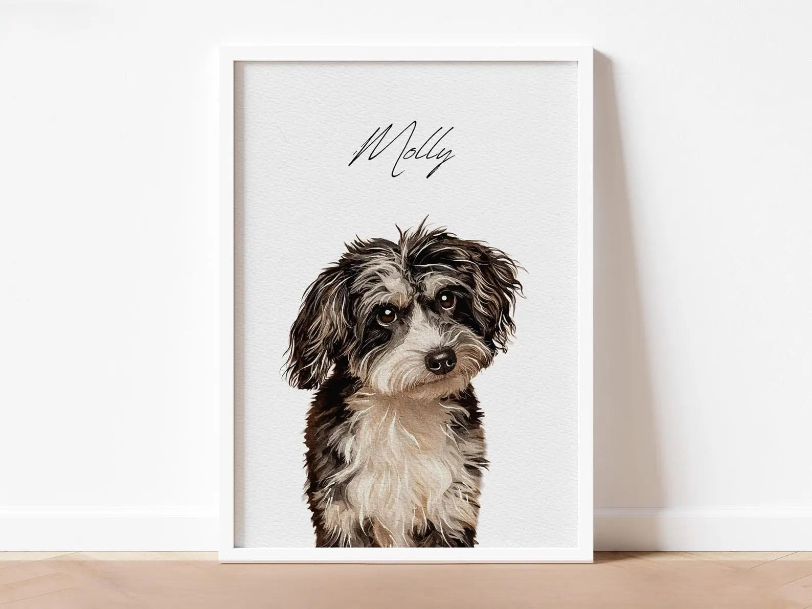 Custom Watercolor Pet Portrait from Photo