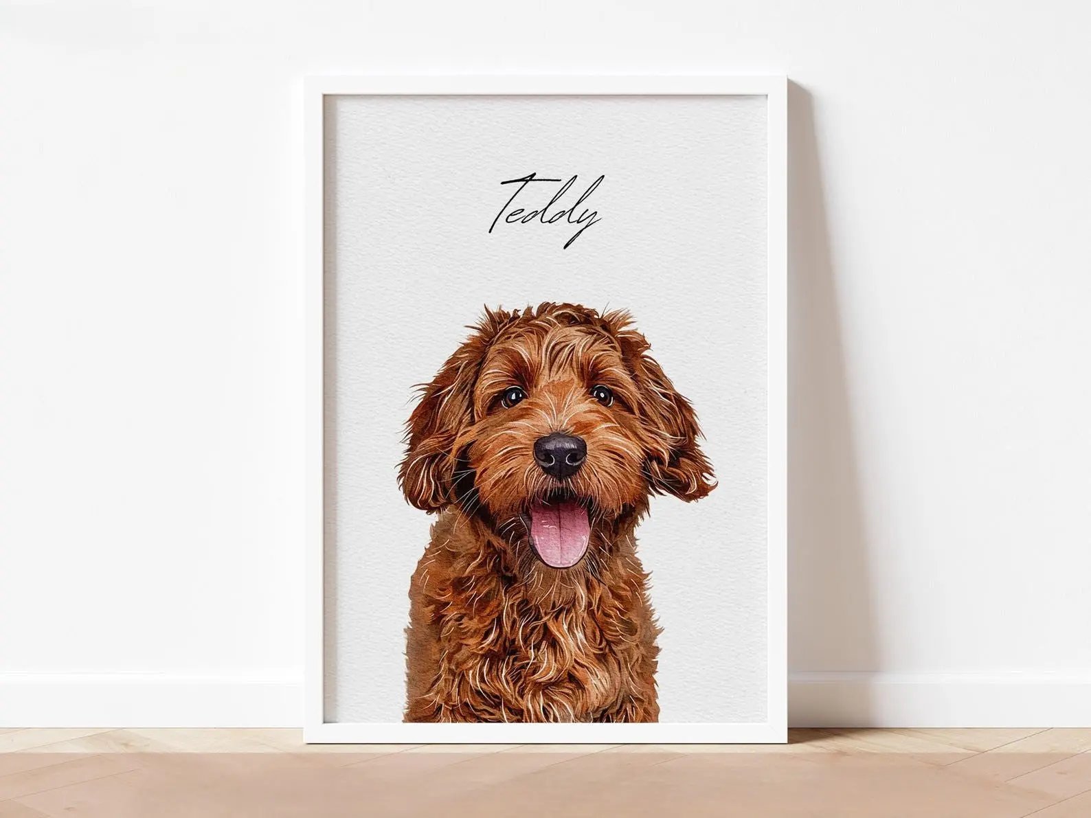 Custom Watercolor Pet Portrait from Photo