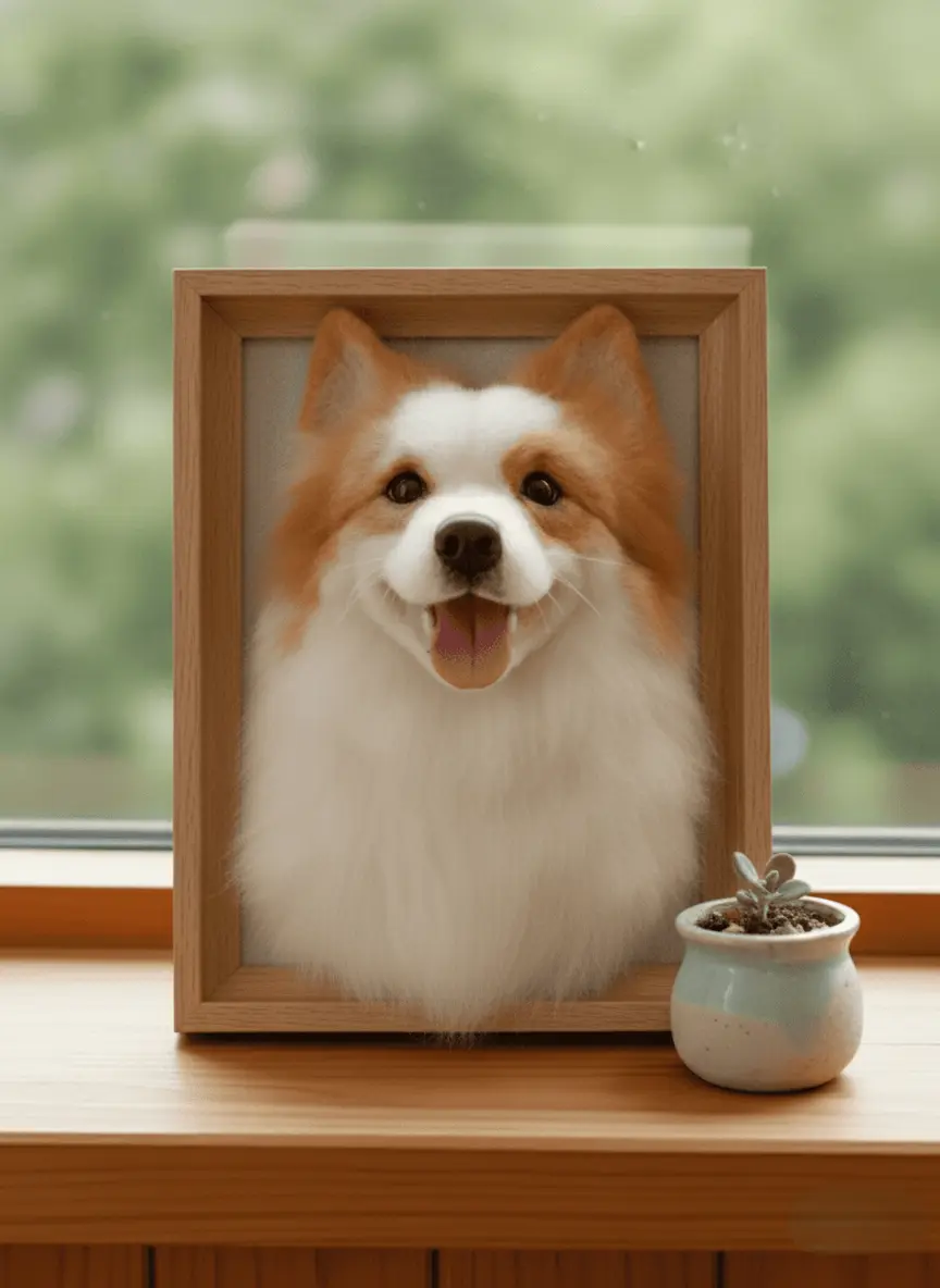 Custom Dog Portrait (Framed)