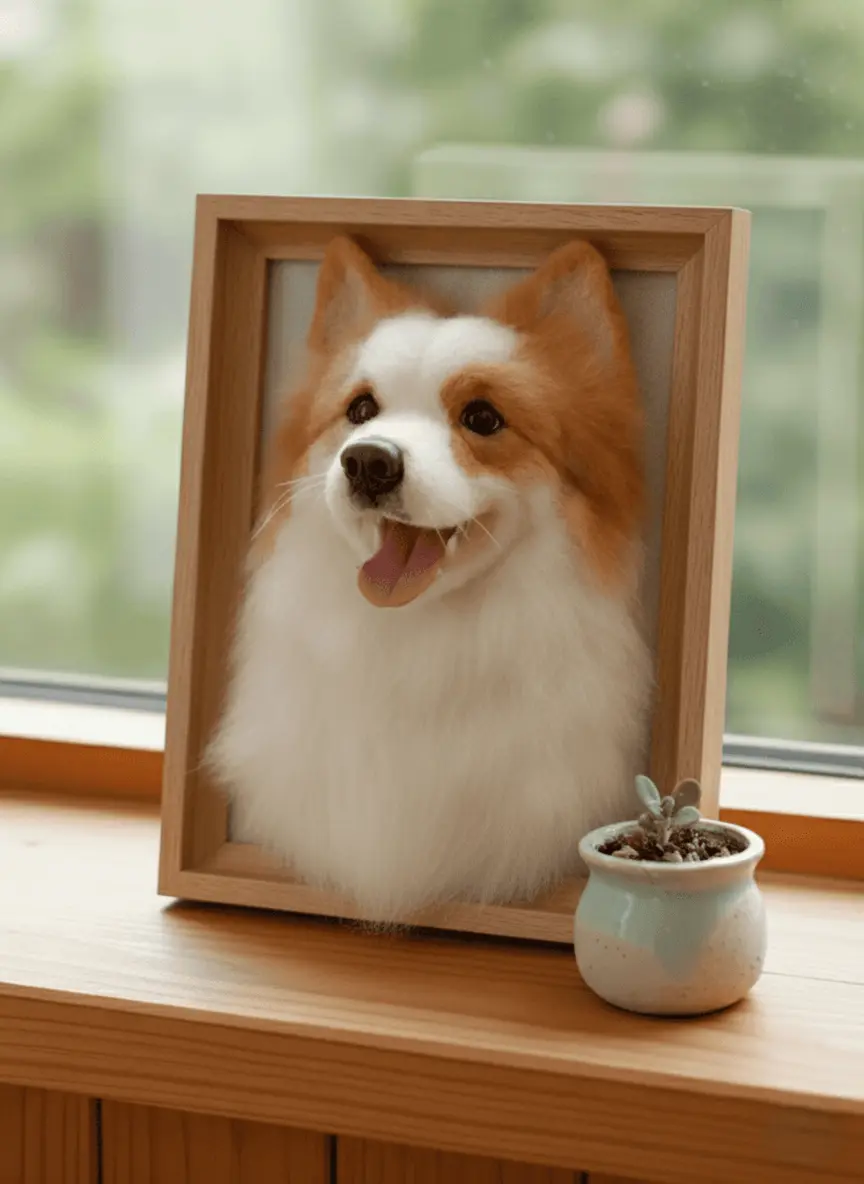 Custom Dog Portrait (Framed)